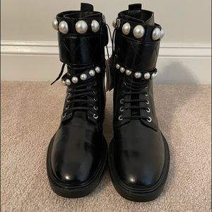 NWT Zara Moto Boots